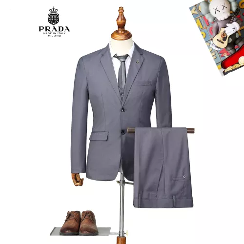 Wholesale Prada Tracksuits Long Sleeved For Men #1369671 $92.00 USD, Wholesale Quality Replica Prada Tracksuits