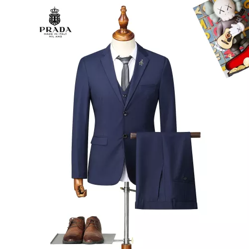 Wholesale Prada Tracksuits Long Sleeved For Men #1369672 $92.00 USD, Wholesale Quality Replica Prada Tracksuits