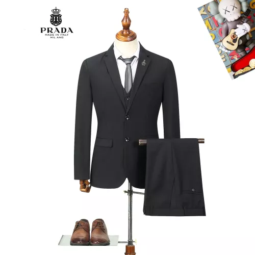 Wholesale Prada Tracksuits Long Sleeved For Men #1369673 $92.00 USD, Wholesale Quality Replica Prada Tracksuits