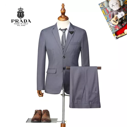 Wholesale Prada Tracksuits Long Sleeved For Men #1369716 $92.00 USD, Wholesale Quality Replica Prada Tracksuits