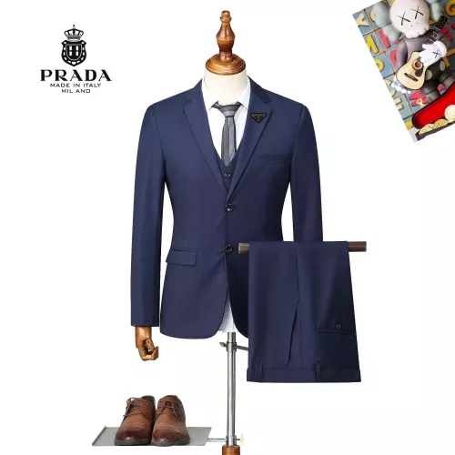 Wholesale Prada Tracksuits Long Sleeved For Men #1369717 $92.00 USD, Wholesale Quality Replica Prada Tracksuits