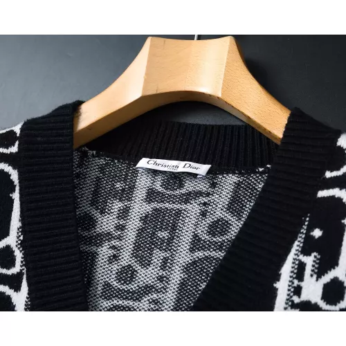 Replica Christian Dior Sweaters Long Sleeved For Men #1369731 $60.00 USD for Wholesale