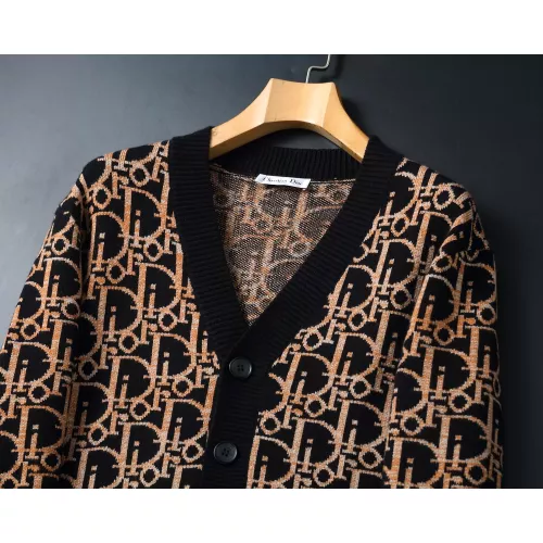 Replica Christian Dior Sweaters Long Sleeved For Men #1369732 $60.00 USD for Wholesale