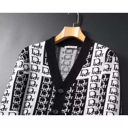 Replica Christian Dior Sweaters Long Sleeved For Men #1369741 $60.00 USD for Wholesale