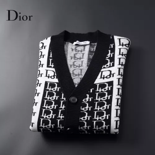 Replica Christian Dior Sweaters Long Sleeved For Men #1369741 $60.00 USD for Wholesale
