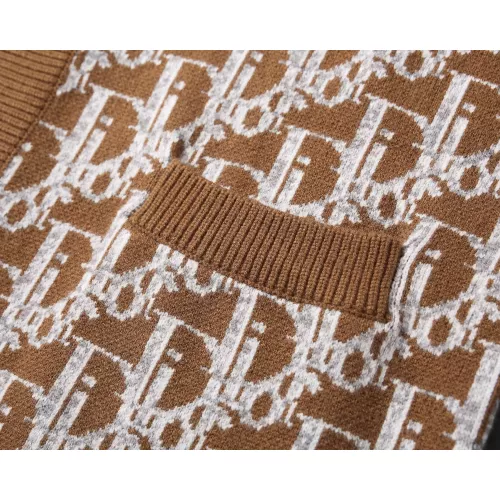 Replica Christian Dior Sweaters Long Sleeved For Men #1369742 $60.00 USD for Wholesale