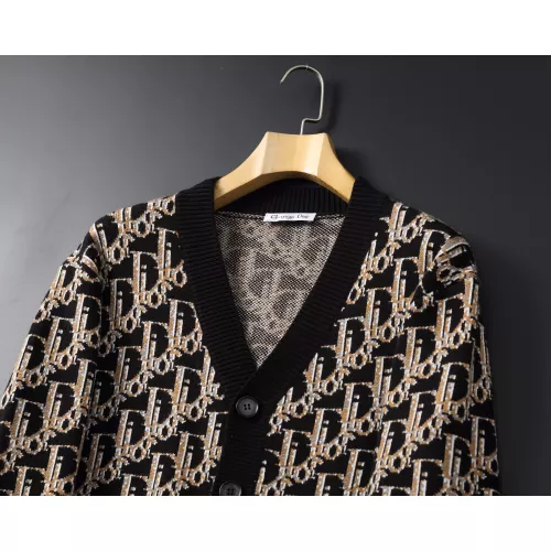 Replica Christian Dior Sweaters Long Sleeved For Men #1369746 $60.00 USD for Wholesale