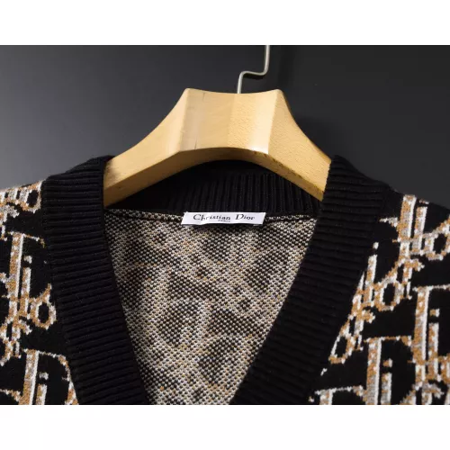 Replica Christian Dior Sweaters Long Sleeved For Men #1369746 $60.00 USD for Wholesale