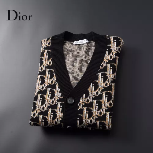 Replica Christian Dior Sweaters Long Sleeved For Men #1369746 $60.00 USD for Wholesale