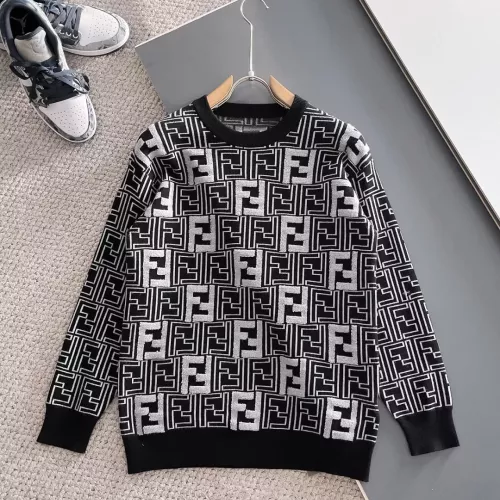 Wholesale Fendi Sweaters Long Sleeved For Men #1369756 $56.00 USD, Wholesale Quality Replica Fendi Sweaters
