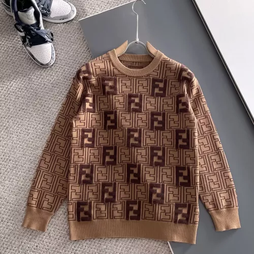 Wholesale Fendi Sweaters Long Sleeved For Men #1369757 $56.00 USD, Wholesale Quality Replica Fendi Sweaters