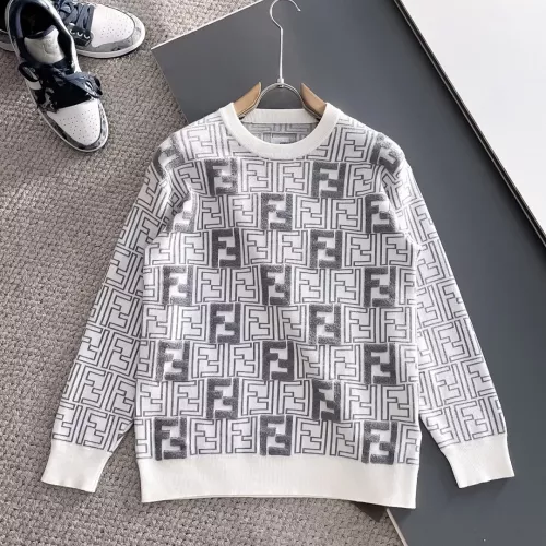 Wholesale Fendi Sweaters Long Sleeved For Men #1369758 $56.00 USD, Wholesale Quality Replica Fendi Sweaters