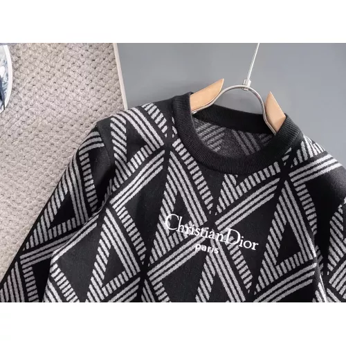 Replica Christian Dior Sweaters Long Sleeved For Men #1369764 $56.00 USD for Wholesale