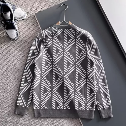 Replica Christian Dior Sweaters Long Sleeved For Men #1369765 $56.00 USD for Wholesale