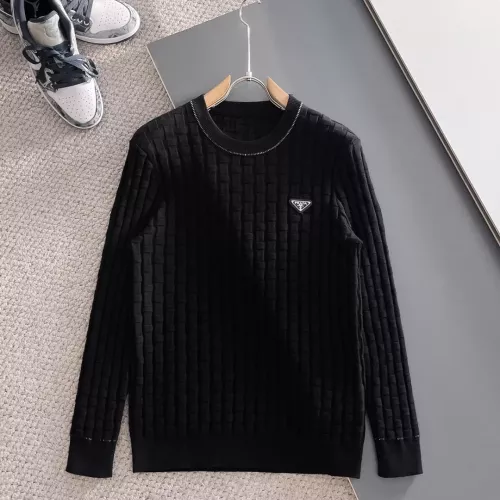 Wholesale Prada Sweaters Long Sleeved For Men #1369770 $56.00 USD, Wholesale Quality Replica Prada Sweaters