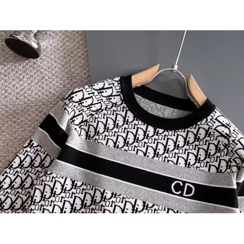 Replica Christian Dior Sweaters Long Sleeved For Men #1369775 $56.00 USD for Wholesale