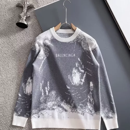 Wholesale Balenciaga Sweaters Long Sleeved For Men #1369804 $56.00 USD, Wholesale Quality Replica Balenciaga Sweaters
