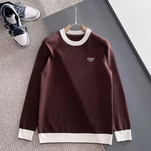 Wholesale Fendi Sweaters Long Sleeved For Men #1369813 $56.00 USD, Wholesale Quality Replica Fendi Sweaters