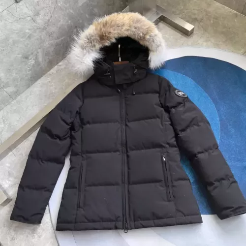 Replica Canada Goose Down Feather Coat Long Sleeved For Women #1369819 $205.00 USD for Wholesale