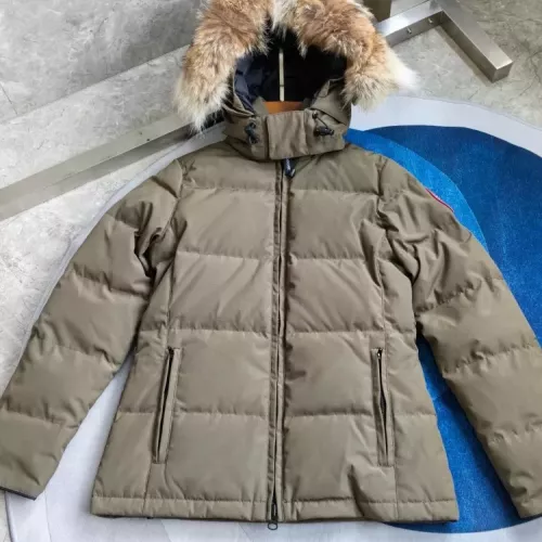 Replica Canada Goose Down Feather Coat Long Sleeved For Women #1369822 $205.00 USD for Wholesale