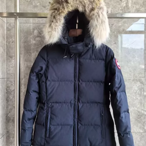 Wholesale Canada Goose Down Feather Coat Long Sleeved For Women #1369823 $205.00 USD, Wholesale Quality Replica Canada Goose Down Feather Coat