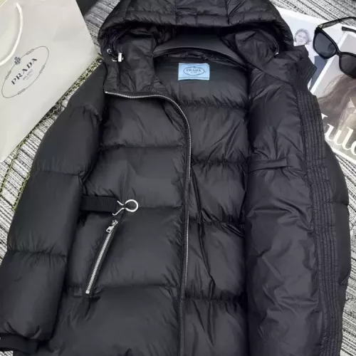 Replica Prada Down Feather Coat Long Sleeved For Women #1369833 $230.00 USD for Wholesale