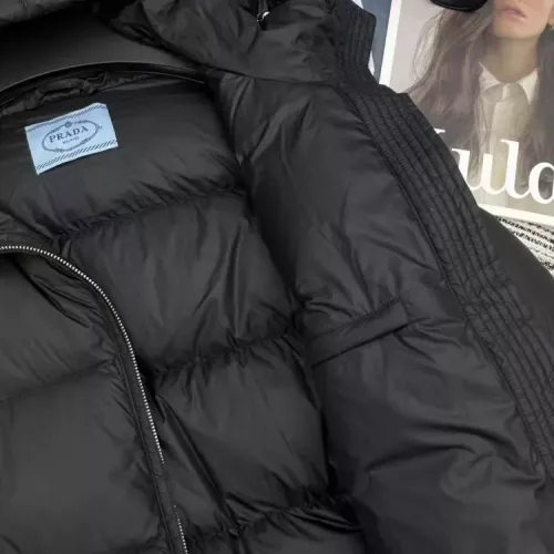 Replica Prada Down Feather Coat Long Sleeved For Women #1369833 $230.00 USD for Wholesale