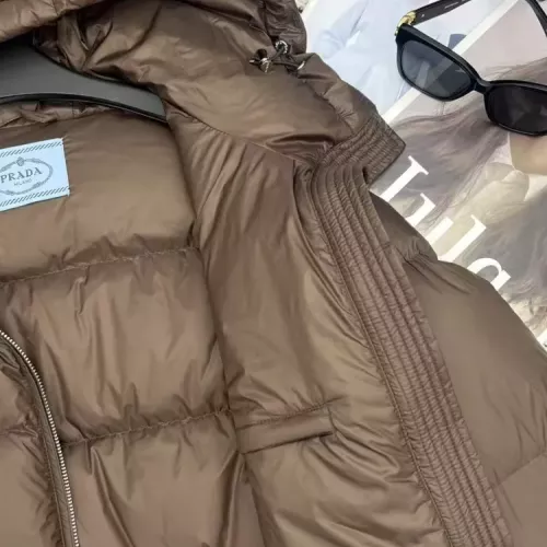 Replica Prada Down Feather Coat Long Sleeved For Women #1369834 $230.00 USD for Wholesale
