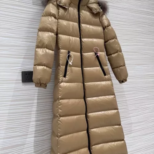 Replica Moncler Down Feather Coat Long Sleeved For Women #1369913 $317.36 USD for Wholesale