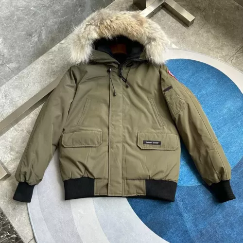 Replica Canada Goose Down Feather Coat Long Sleeved For Men #1369921 $180.00 USD for Wholesale