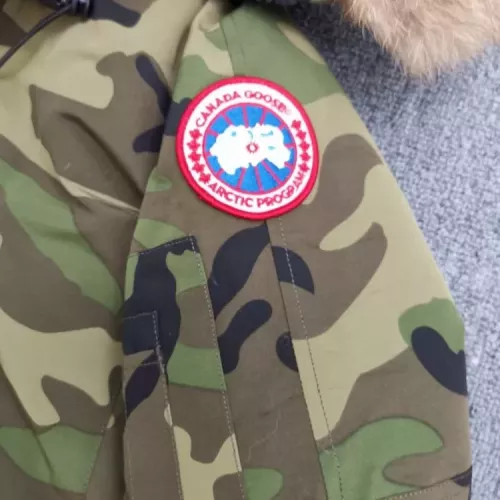 Replica Canada Goose Down Feather Coat Long Sleeved For Men #1369922 $180.00 USD for Wholesale