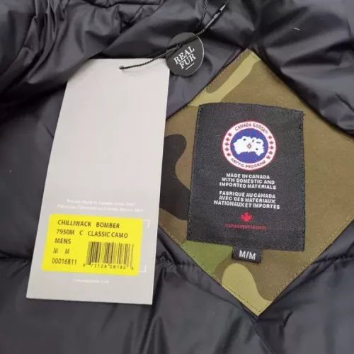 Replica Canada Goose Down Feather Coat Long Sleeved For Men #1369922 $180.00 USD for Wholesale