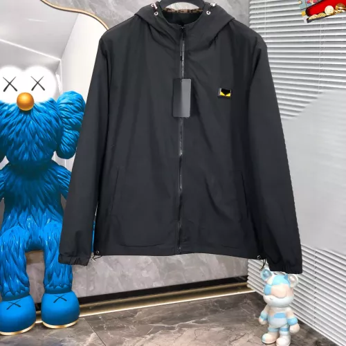 Wholesale Fendi Jackets Long Sleeved For Men #1370008 $60.00 USD, Wholesale Quality Replica Fendi Jackets