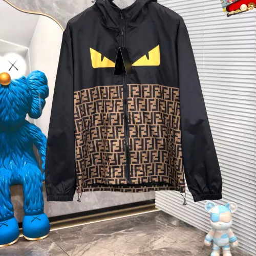 Wholesale Fendi Jackets Long Sleeved For Men #1370011 $60.00 USD, Wholesale Quality Replica Fendi Jackets