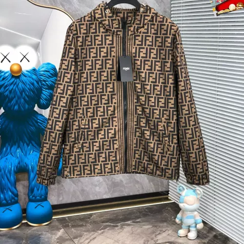Wholesale Fendi Jackets Long Sleeved For Men #1370012 $60.00 USD, Wholesale Quality Replica Fendi Jackets