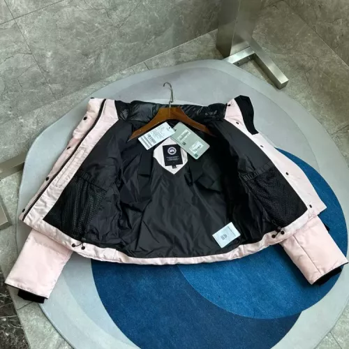 Replica Canada Goose Down Feather Coat Long Sleeved For Women #1370035 $162.00 USD for Wholesale