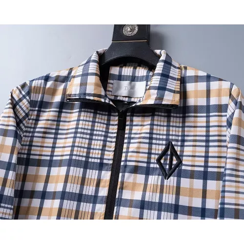 Replica Christian Dior Jackets Long Sleeved For Men #1370037 $42.00 USD for Wholesale