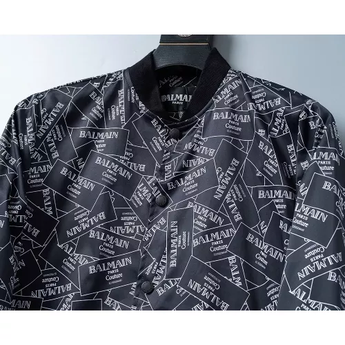 Replica Balmain Jackets Long Sleeved For Men #1370041 $42.00 USD for Wholesale