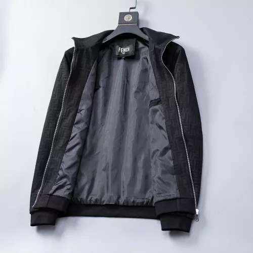 Replica Fendi Jackets Long Sleeved For Men #1370074 $45.00 USD for Wholesale