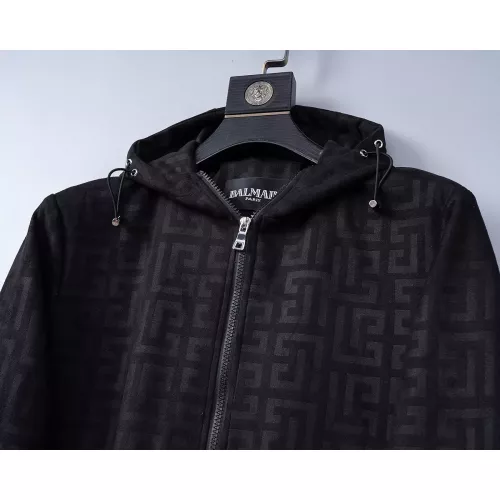 Replica Balmain Jackets Long Sleeved For Men #1370087 $45.00 USD for Wholesale