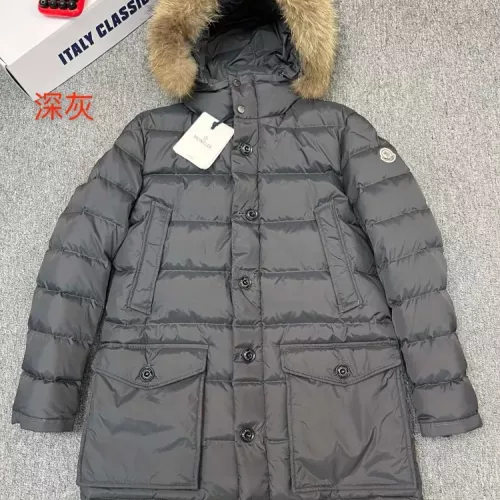 Wholesale Moncler Down Feather Coat Long Sleeved For Men #1370094 $222.00 USD, Wholesale Quality Replica Moncler Down Feather Coat