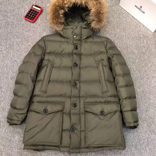 Wholesale Moncler Down Feather Coat Long Sleeved For Men #1370095 $222.00 USD, Wholesale Quality Replica Moncler Down Feather Coat