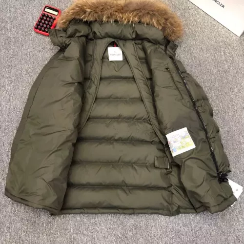 Replica Moncler Down Feather Coat Long Sleeved For Men #1370095 $222.00 USD for Wholesale