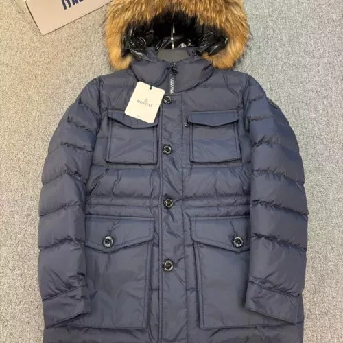 Wholesale Moncler Down Feather Coat Long Sleeved For Men #1370097 $222.00 USD, Wholesale Quality Replica Moncler Down Feather Coat