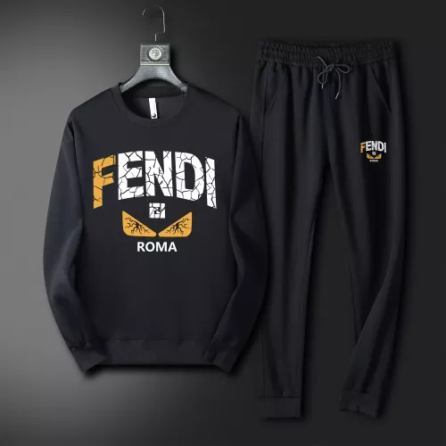 Wholesale Fendi Tracksuits Long Sleeved For Men #1370136 $72.00 USD, Wholesale Quality Replica Fendi Tracksuits