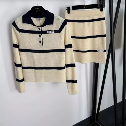 Wholesale MIU MIU Tracksuits Long Sleeved For Women #1370143 $85.00 USD, Wholesale Quality Replica MIU MIU Tracksuits