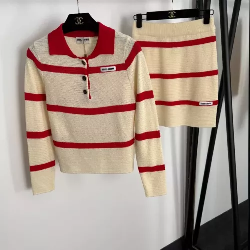 Wholesale MIU MIU Tracksuits Long Sleeved For Women #1370144 $85.00 USD, Wholesale Quality Replica MIU MIU Tracksuits