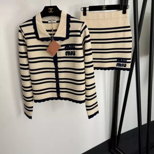 Wholesale MIU MIU Tracksuits Long Sleeved For Women #1370146 $88.00 USD, Wholesale Quality Replica MIU MIU Tracksuits