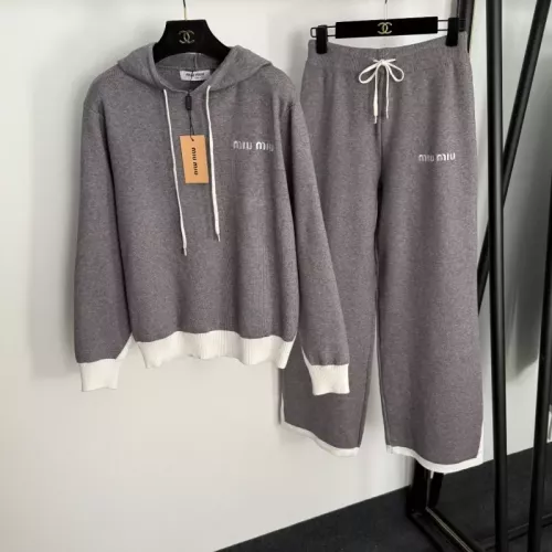 Wholesale MIU MIU Tracksuits Long Sleeved For Women #1370151 $88.00 USD, Wholesale Quality Replica MIU MIU Tracksuits