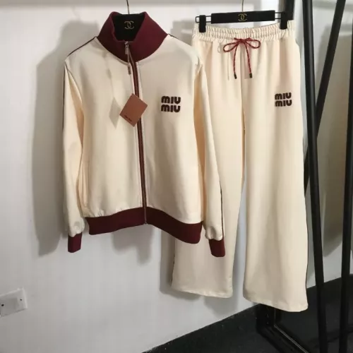 Wholesale MIU MIU Tracksuits Long Sleeved For Women #1370153 $98.00 USD, Wholesale Quality Replica MIU MIU Tracksuits